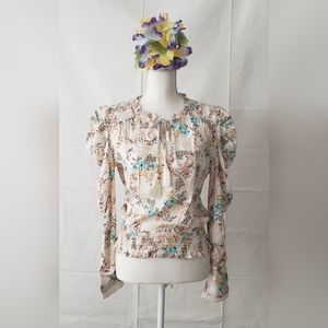 AMERICAN RAG Lace Trimmed Top